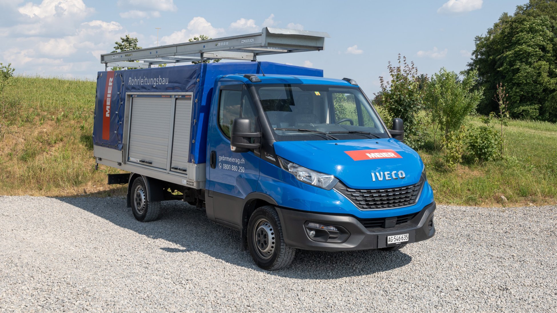 Einsatzfahrzeug Gebr Meier Rohrleitungsbau