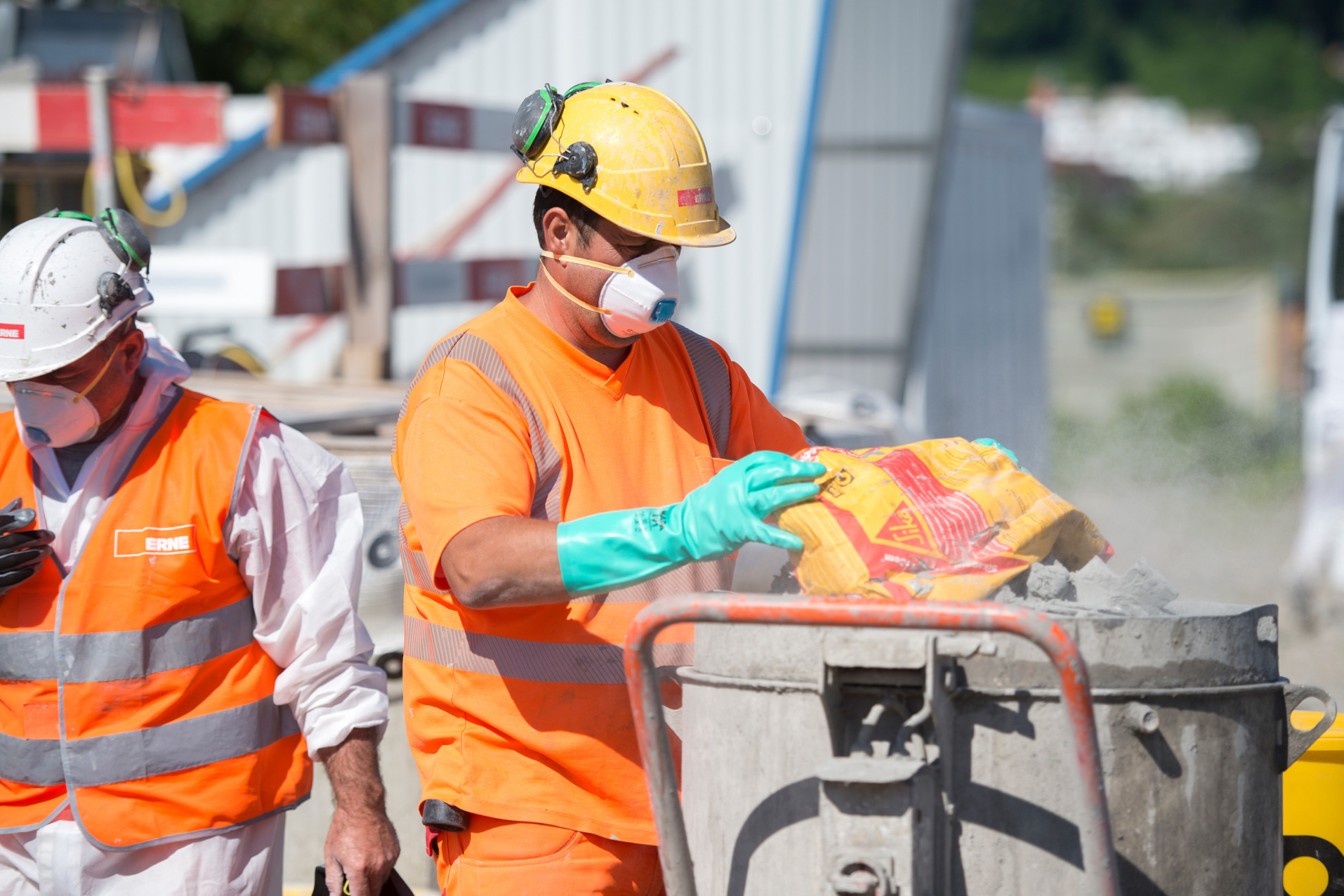Betonsanierung ARA Bad Zurzach Neubau und Erweiterung Trichterbeschichtung spritzen