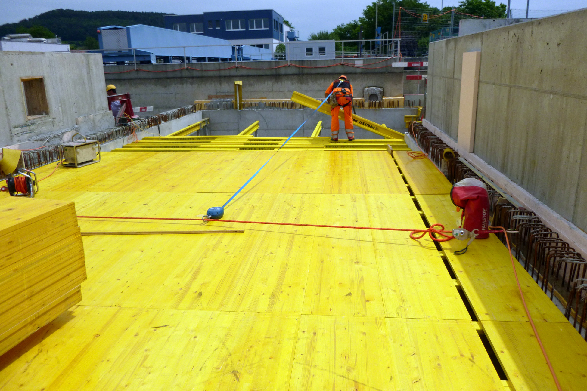 Hochbau ARA Bad Zurzach Neubau und Erweiterung Deckenschalung Pumpenräume