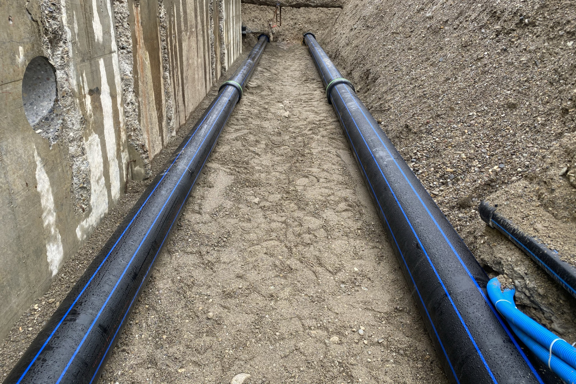 Rohrleitungsbau ARA Bad Zurzach Neubau und Erweiterung