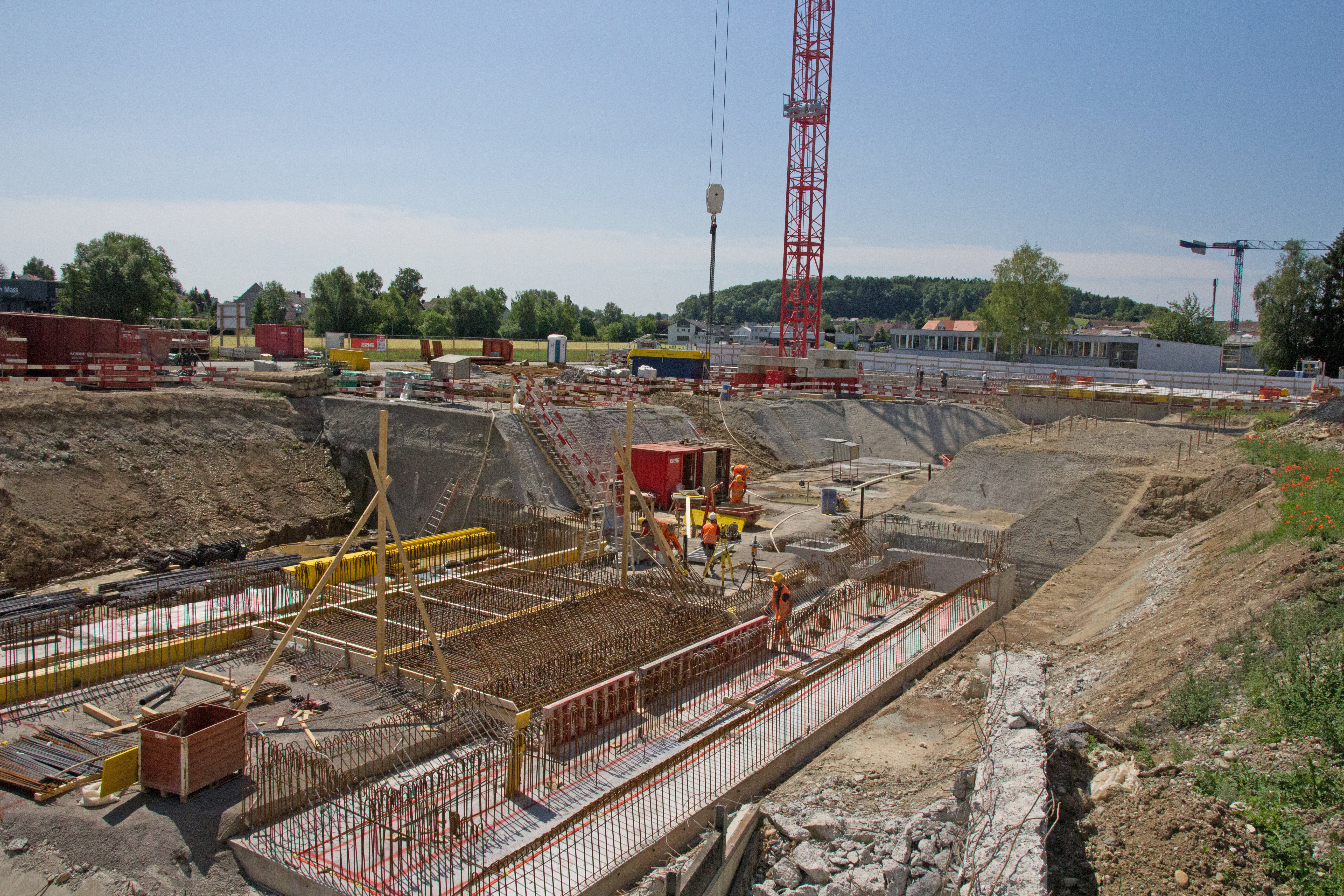 Baustelle Abwasserreinigungsanlage Niederglatt
